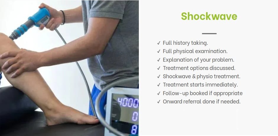 Shockwave efficient and powerful theraputic modality